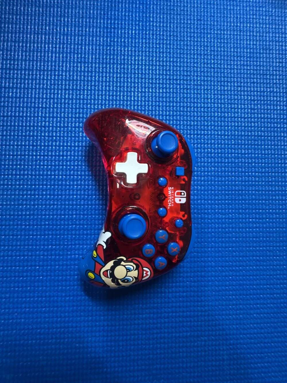 Rock Candy Wired Gaming Switch Controller Super Mario Red